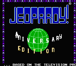 Jeopardy! 25th Anniversary Edition title screenshot